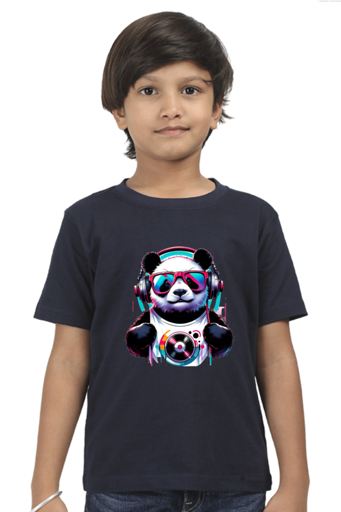 Panda Half Sleeve T-Shirt