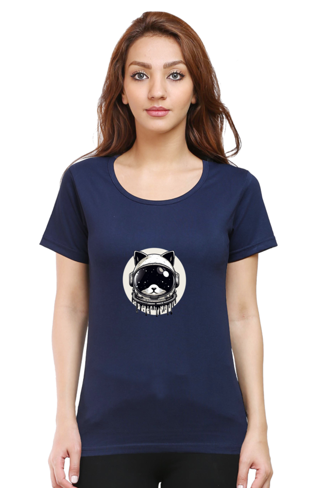 Robot Cat Half Sleeve T-Shirt