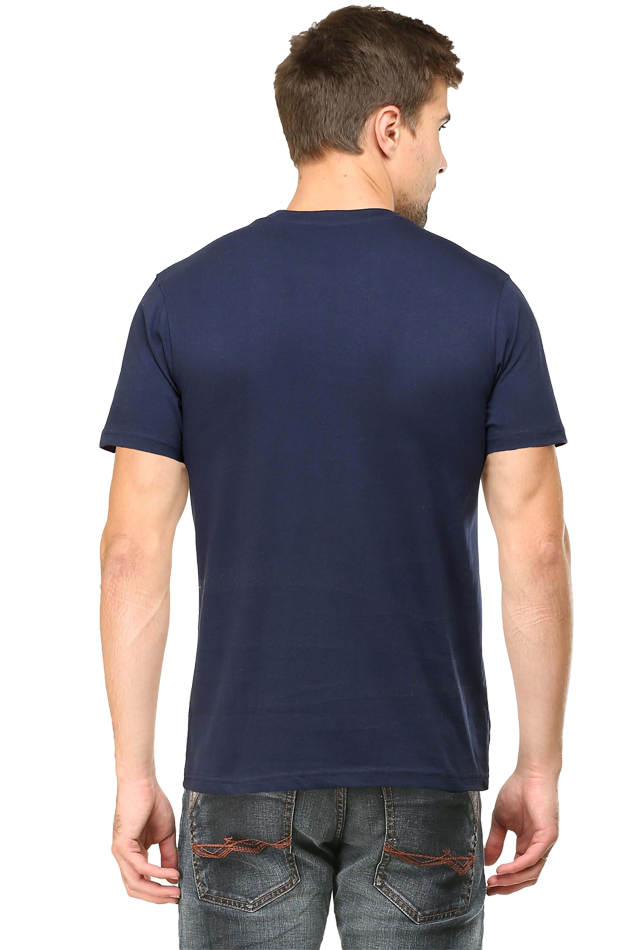 Custom Made Cotton Blend Round Neck T-Shirts