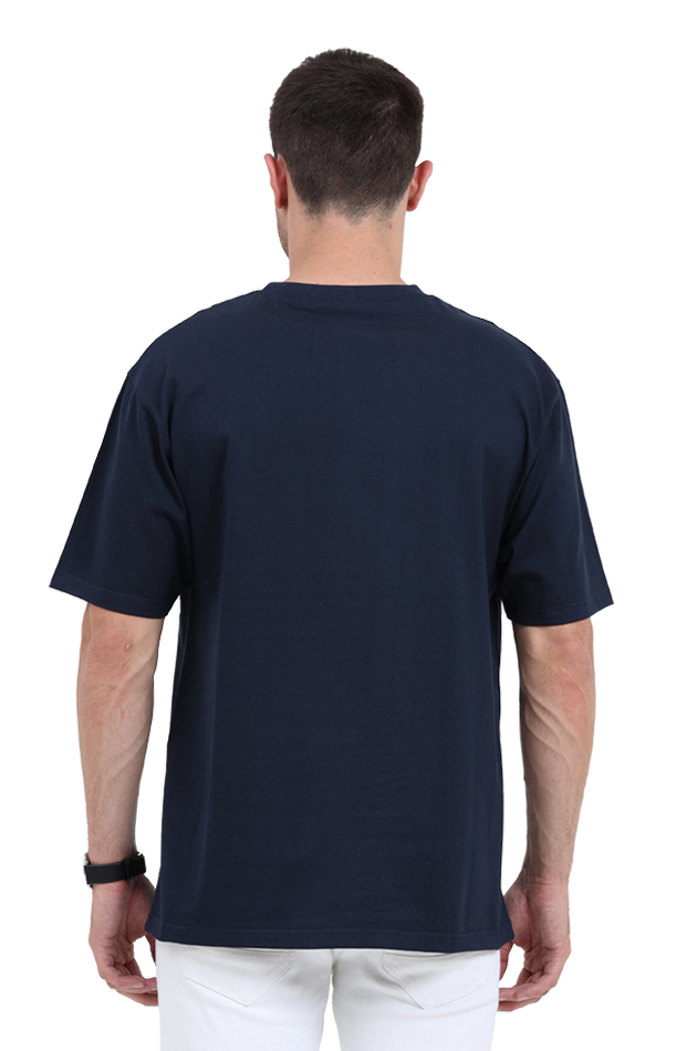 Custom Made Cotton Blend Round Neck Oversized T-Shirts