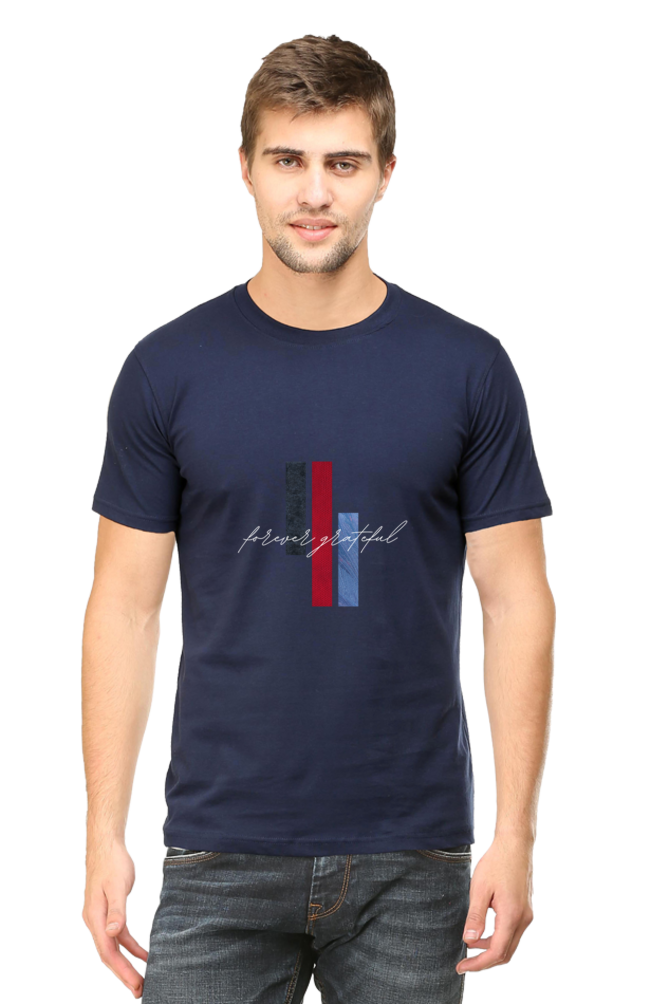 Custom Made Cotton Blend Round Neck T-Shirts