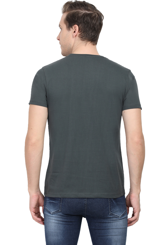 Custom Made Cotton Blend Round Neck T-Shirts