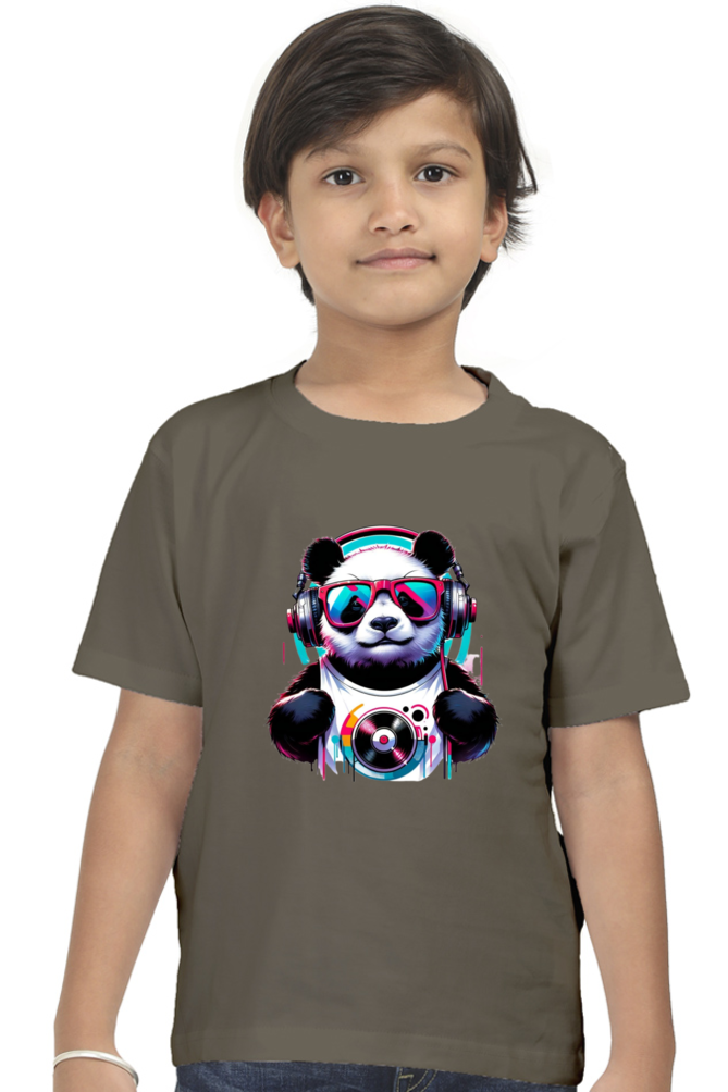 Panda Half Sleeve T-Shirt