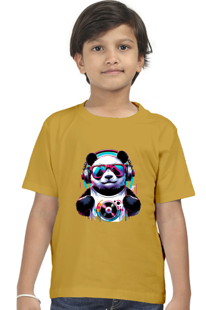 Panda Half Sleeve T-Shirt