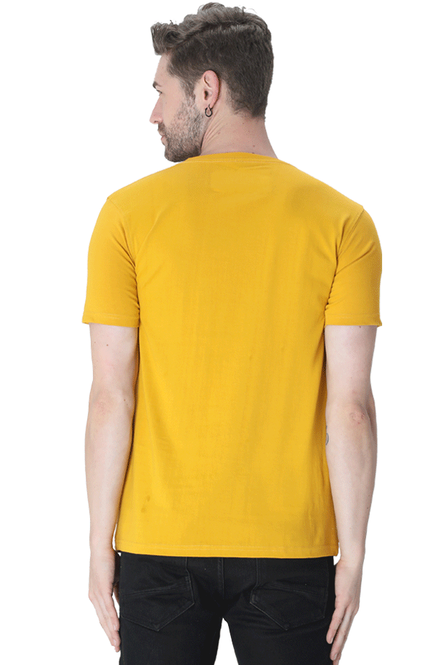 Custom Made Cotton Blend Round Neck T-Shirts