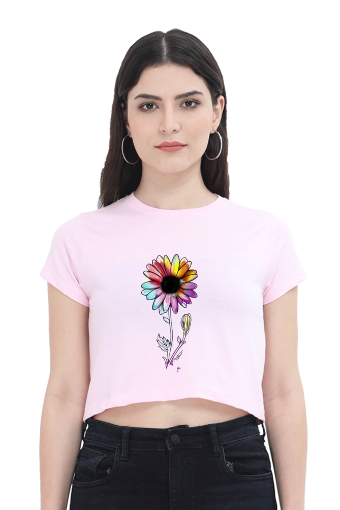 Flower Crop Top