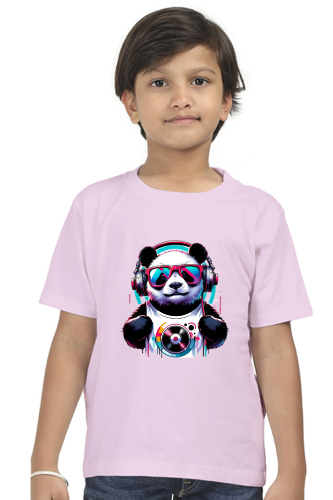 Panda Half Sleeve T-Shirt