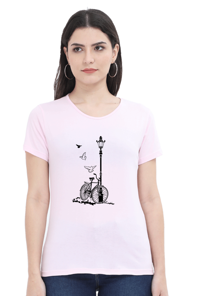 Lamp Bicycle half Sleeve T-Shirt