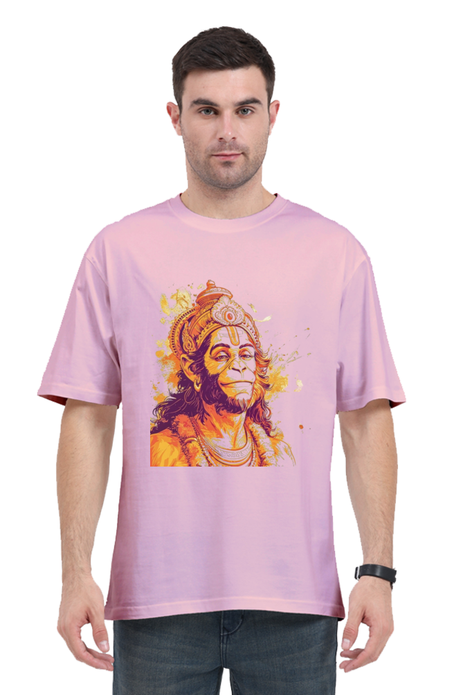 Lord Hanuman Oversized T-Shirt For Male