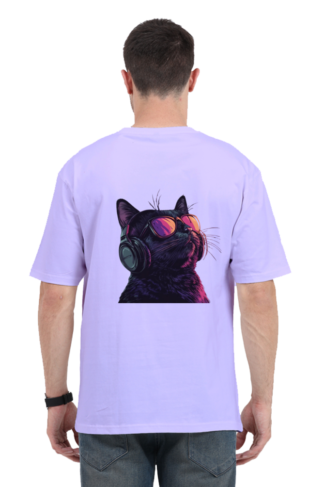 Cat Style Oversized T-Shirt For Men