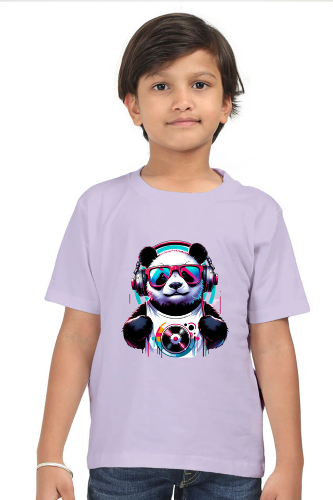 Panda Half Sleeve T-Shirt