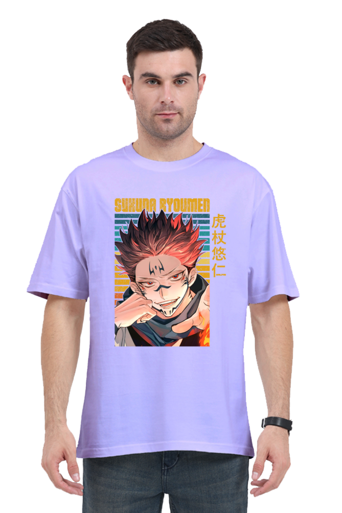 Custom Made Cotton Blend Oversized T-Shirts Jujutsu Kaisen Edition