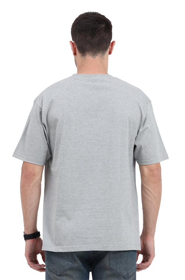 Custom Made Cotton Blend Round Neck Oversized T-Shirt