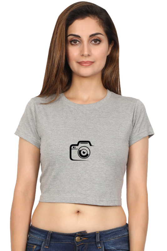 Camera Crop Top