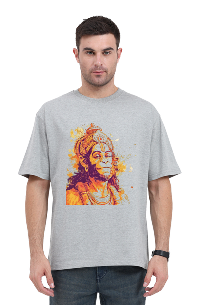 Lord Hanuman Oversized T-Shirt For Male