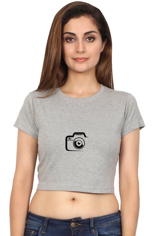 Camera Crop Top