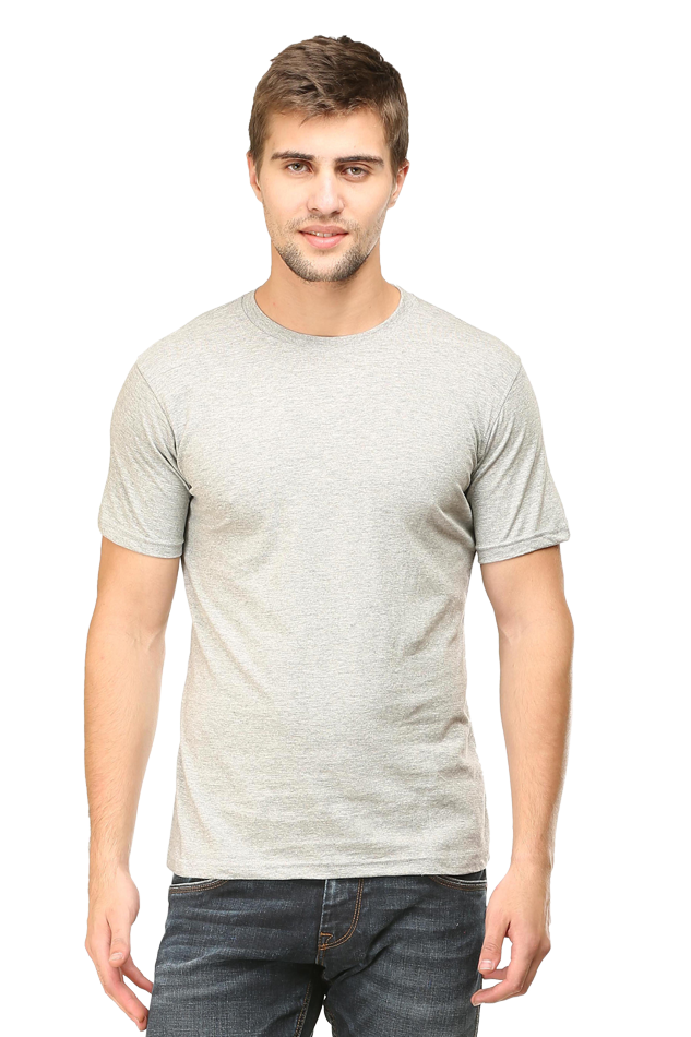 Cotton Blend Round Neck T-Shirt