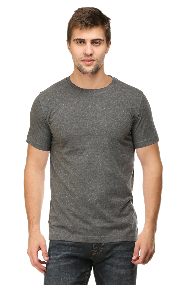 Cotton Blend Round Neck T-Shirt