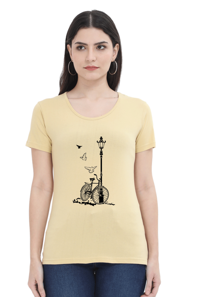 Lamp Bicycle half Sleeve T-Shirt