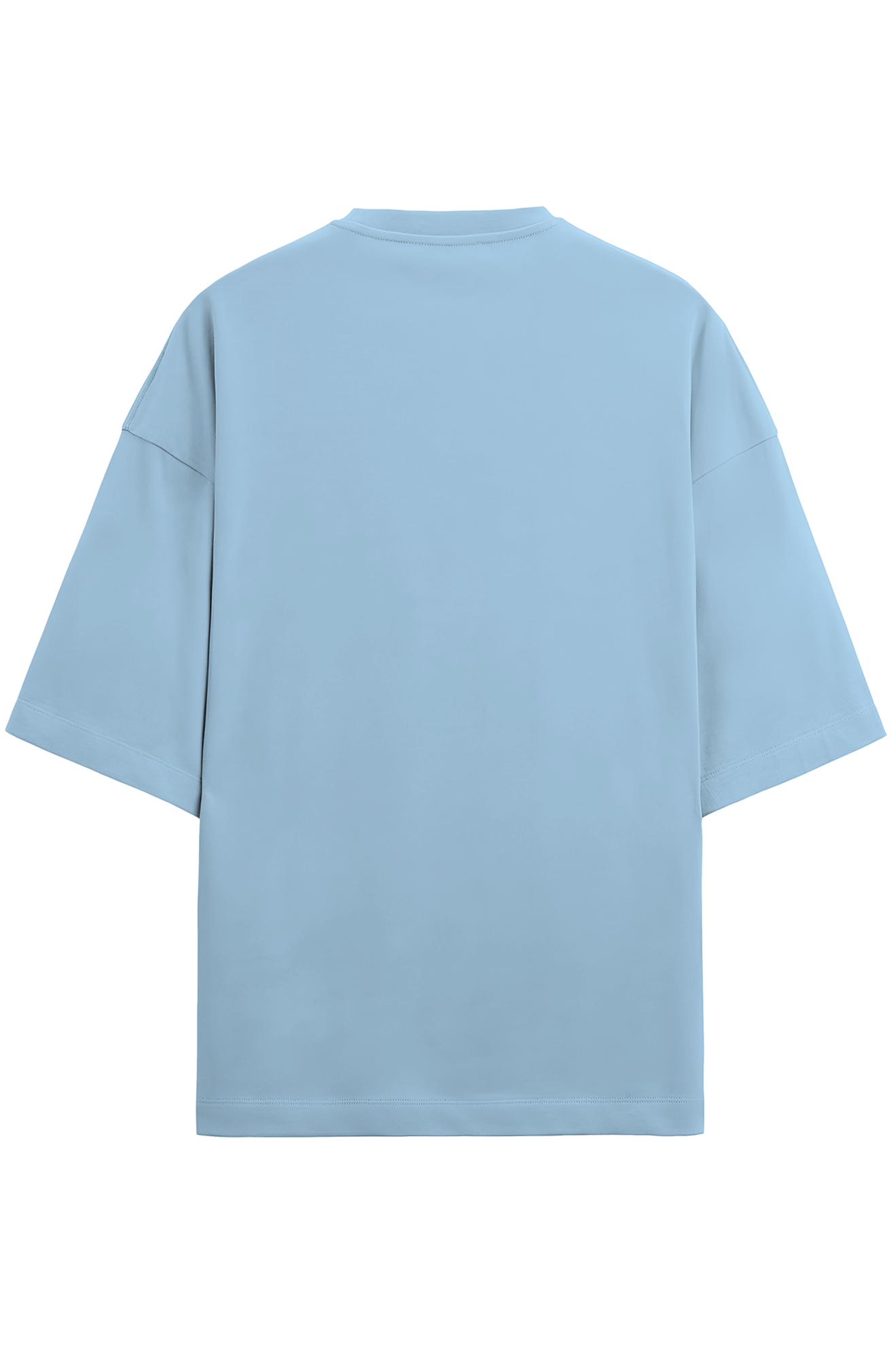 Custom Made Cotton Blend Oversized Round neck T-Shirts