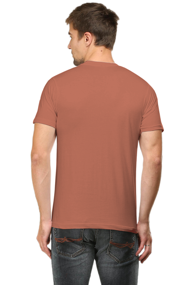 Custom Made Cotton Blend Round Neck T-Shirts