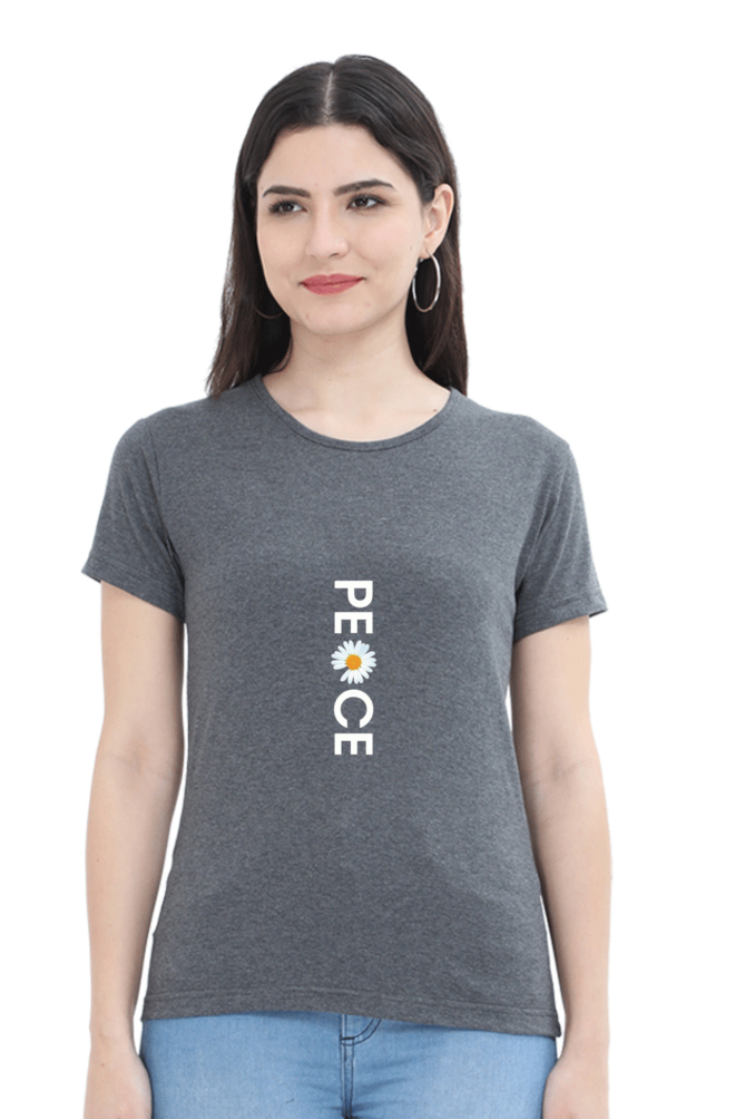 Peace Half Sleeve T-Shirt