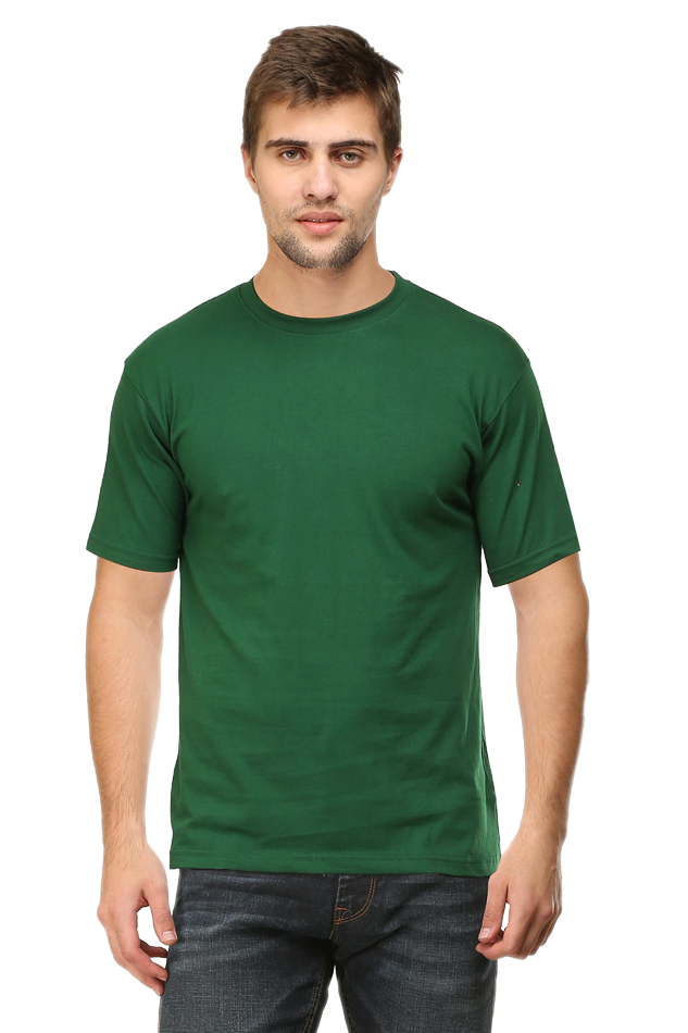 Cotton Blend Round Neck T-Shirt