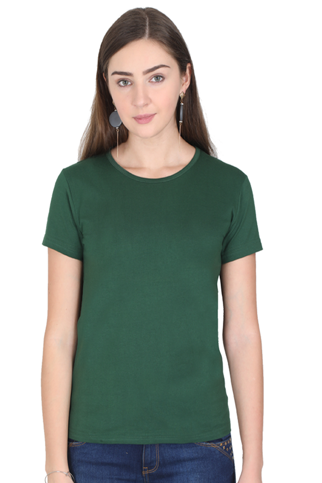 Beauty With Goggle Half Sleeve T-Shirt For Women