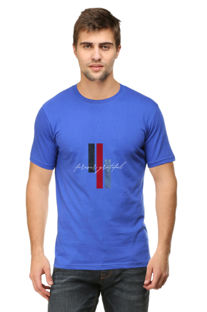 Custom Made Cotton Blend Round Neck T-Shirts