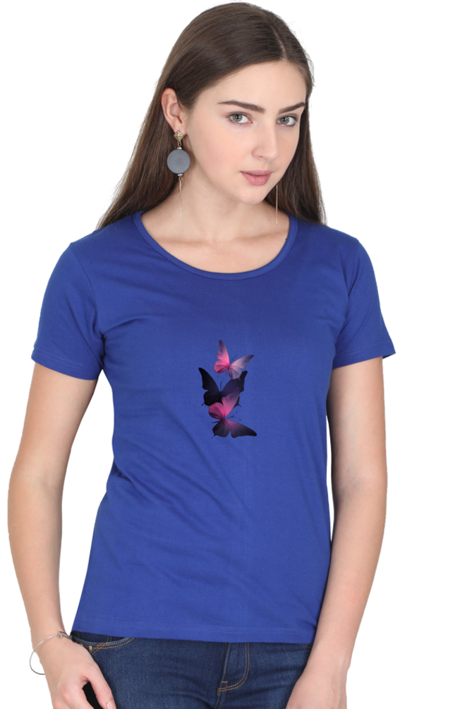 Butterfly Half Sleeve T-Shirt