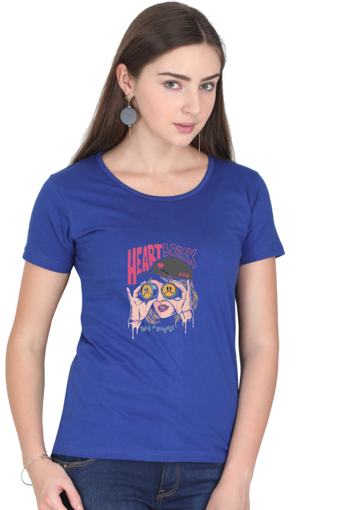 Heart Break Half Sleeve T-Shirt