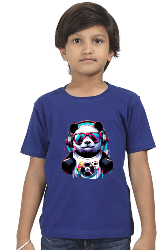 Panda Half Sleeve T-Shirt